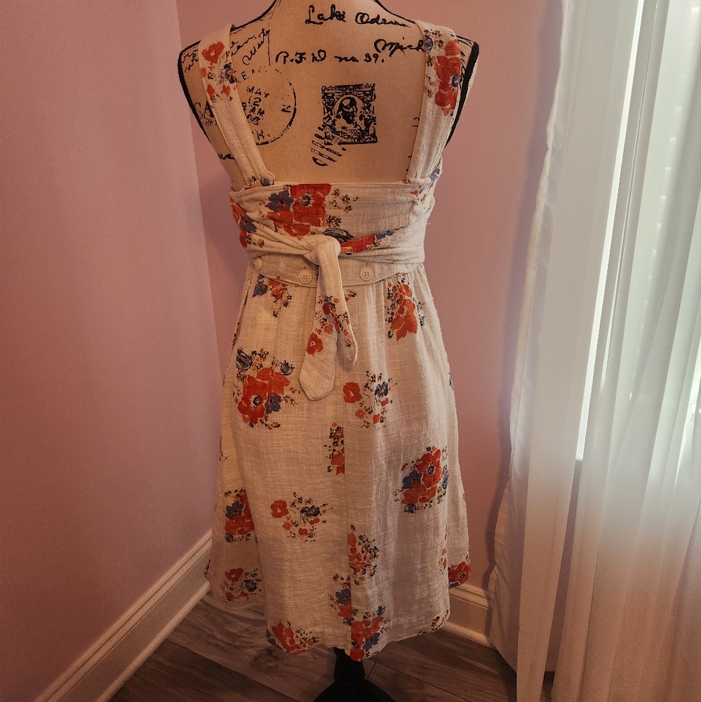 Anthropologie Meadow Rue Ingalls Tie-Waist Sundress size 00 - Picture 4 of 7